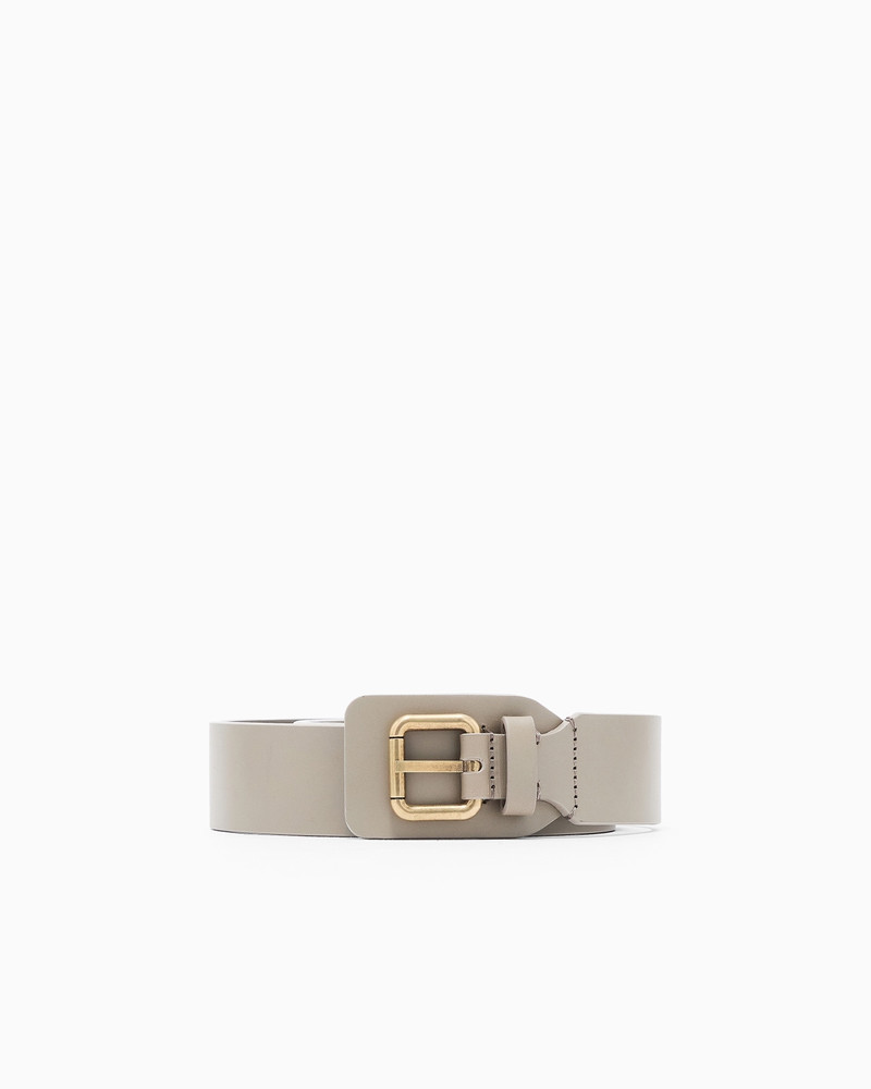 LEATHER BELT WITH BUCKLE COVER 1