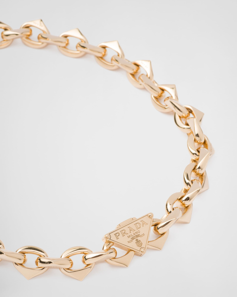 Eternal Gold large pendant necklace in yellow gold 6