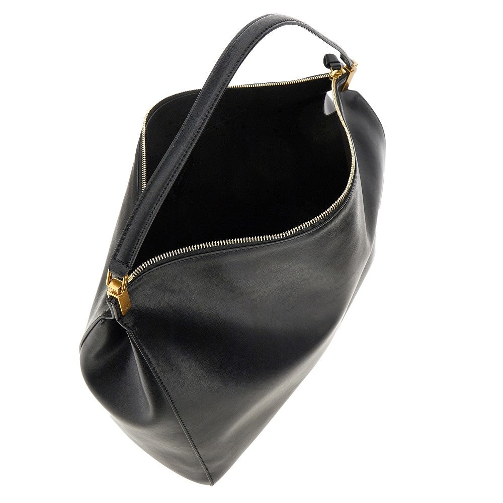 LARGE LEATHER HOBO BAG - 3