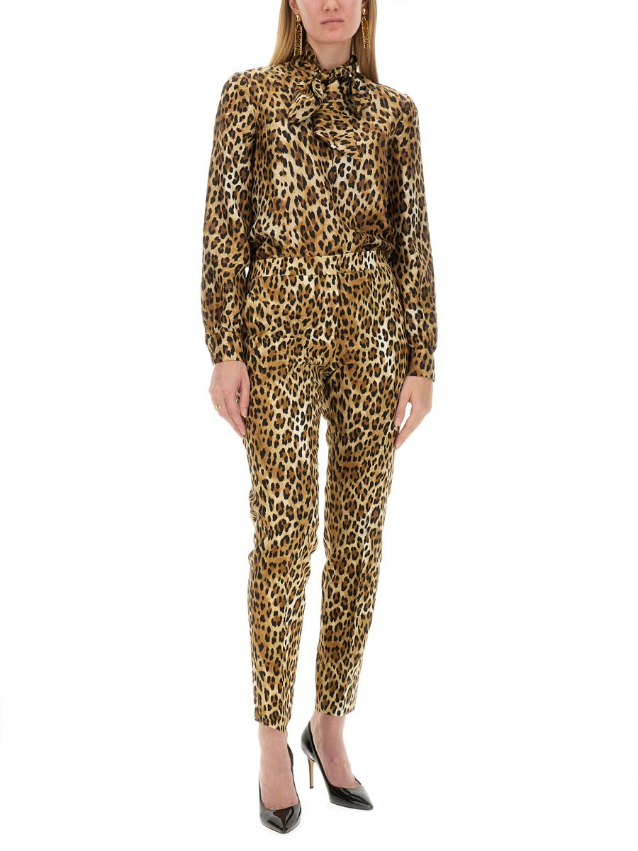 Moschino Women Pants With Animal Pattern - 2