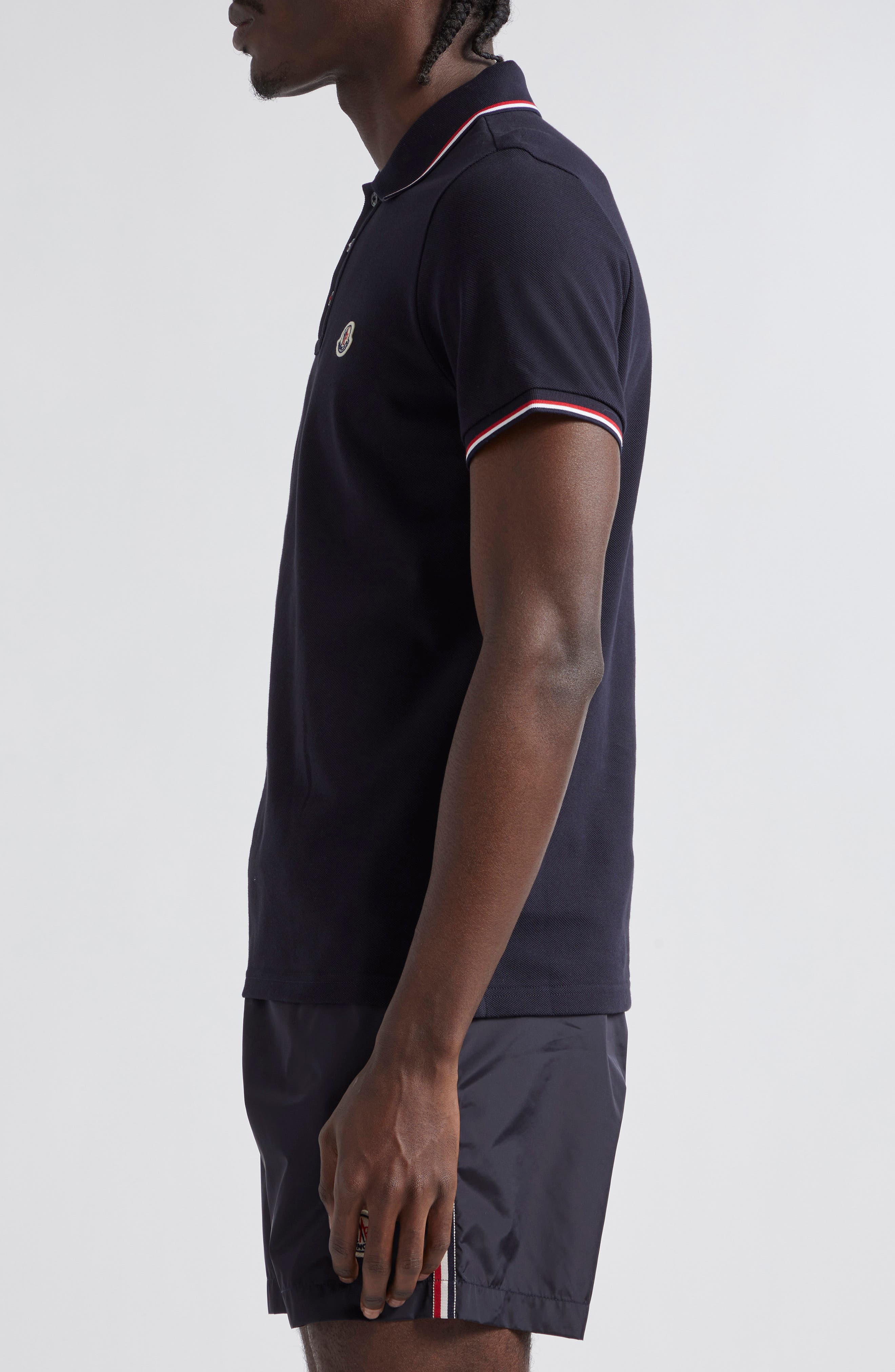 Tipped Cotton Piqué Polo - 3