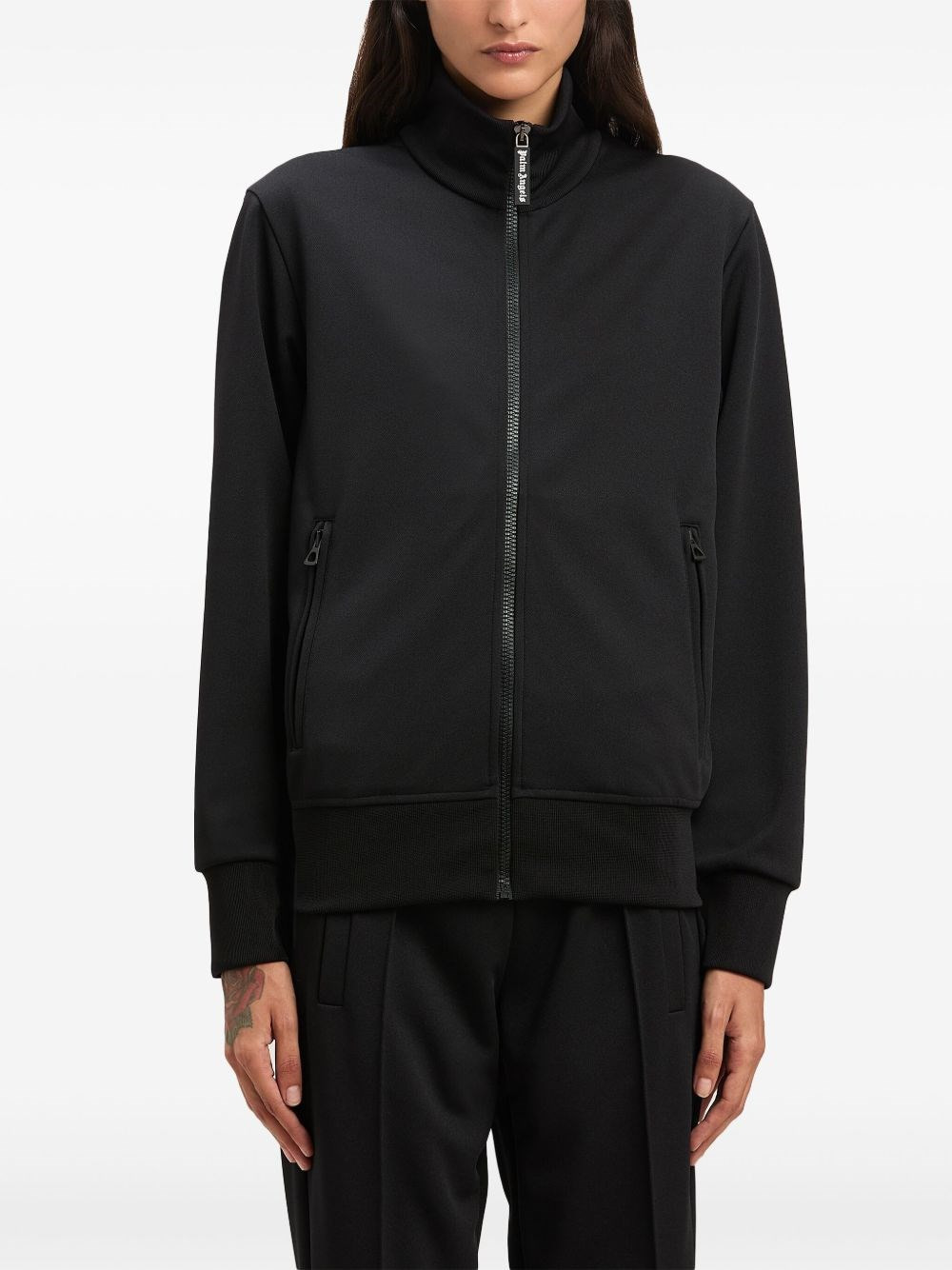 Track jacket with Curved logo - 6
