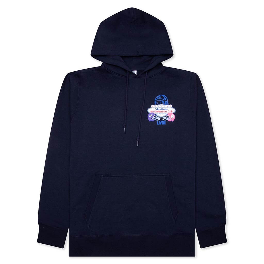FEATURE X BILLIONAIRE BOYS CLUB LAS VEGAS HOODIE - BLACK - 1