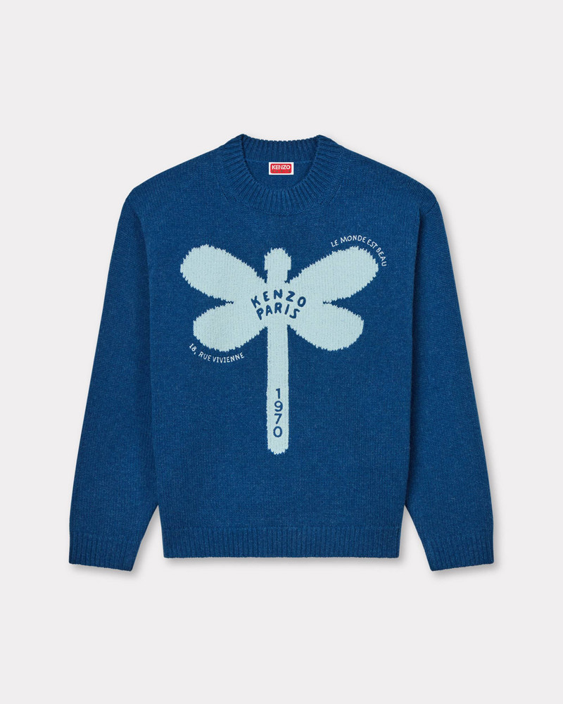 'KENZO Dragonfly' embroidered wool jumper 1