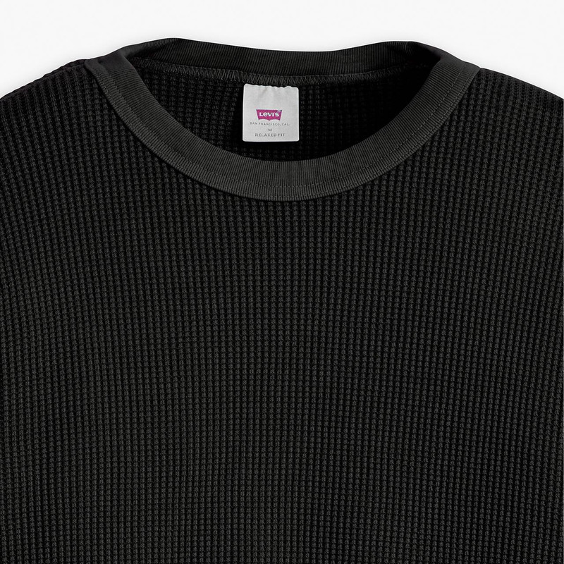 LONG SLEEVE RELAXED THERMAL T-SHIRT 6