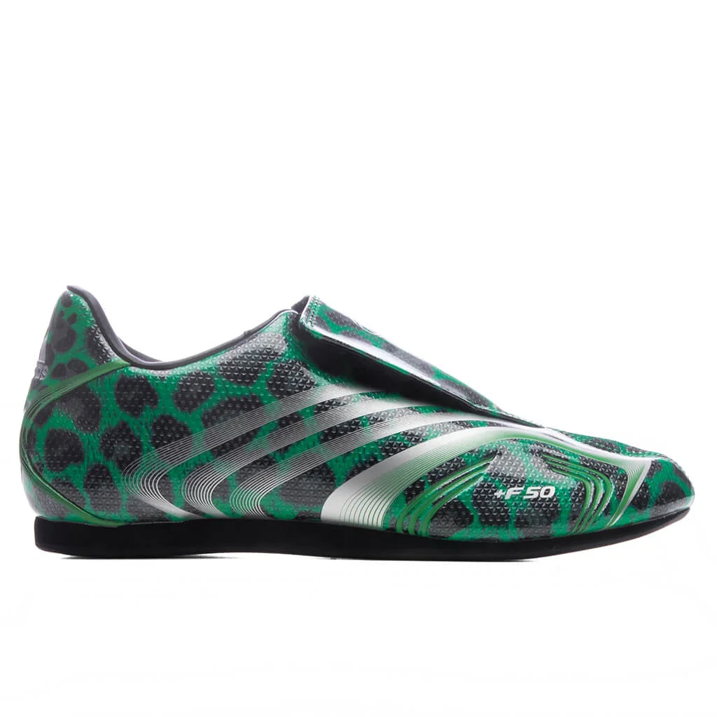 WOMEN'S TAEKWONDO F50 - SEMI SCREAMING GREEN/CORE BLACK - 1