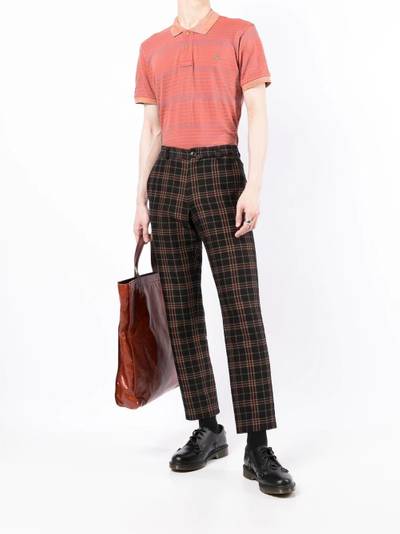 Vivienne Westwood striped short-sleeve polo shirt outlook