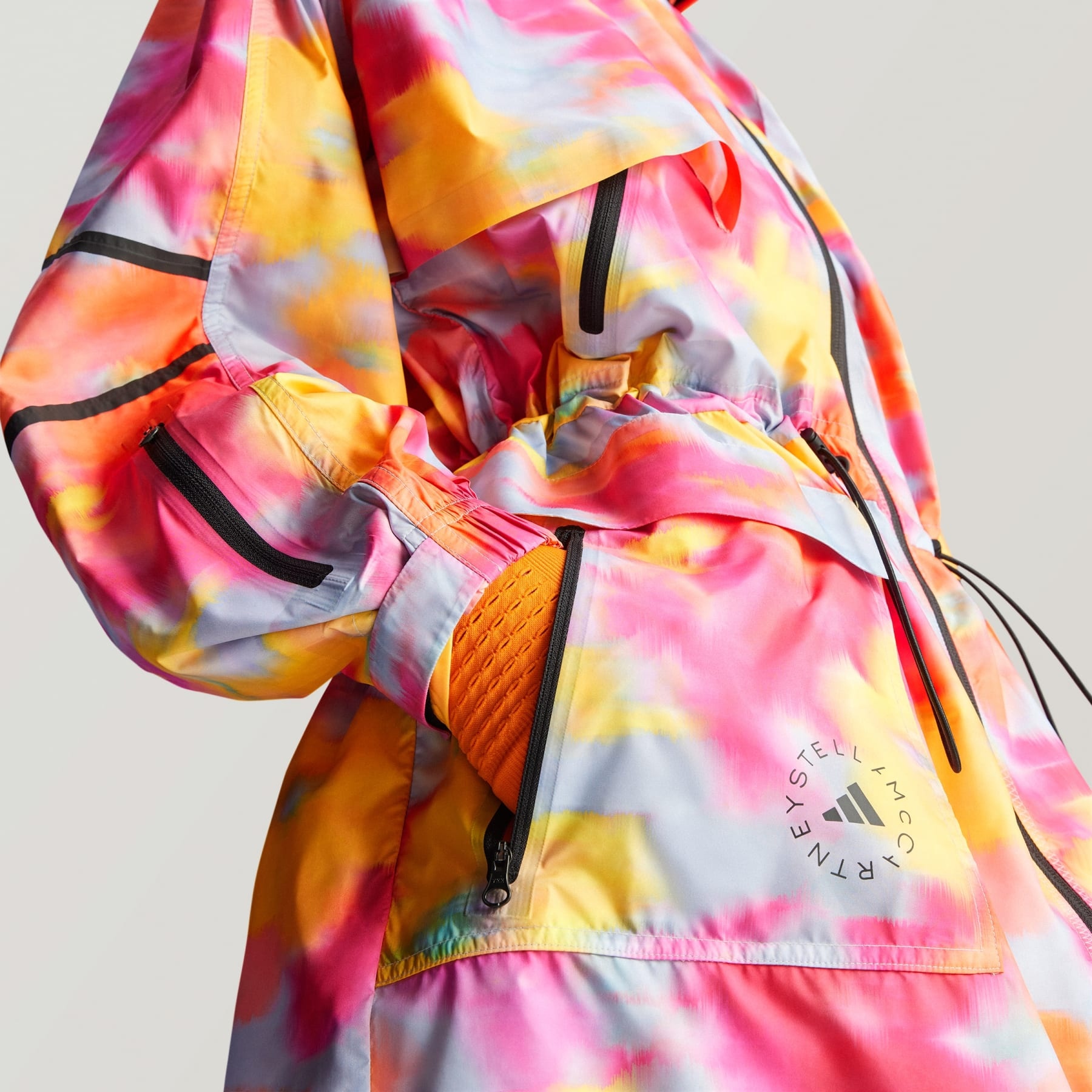 adidas by Stella McCartney Printed Long Parka - 4