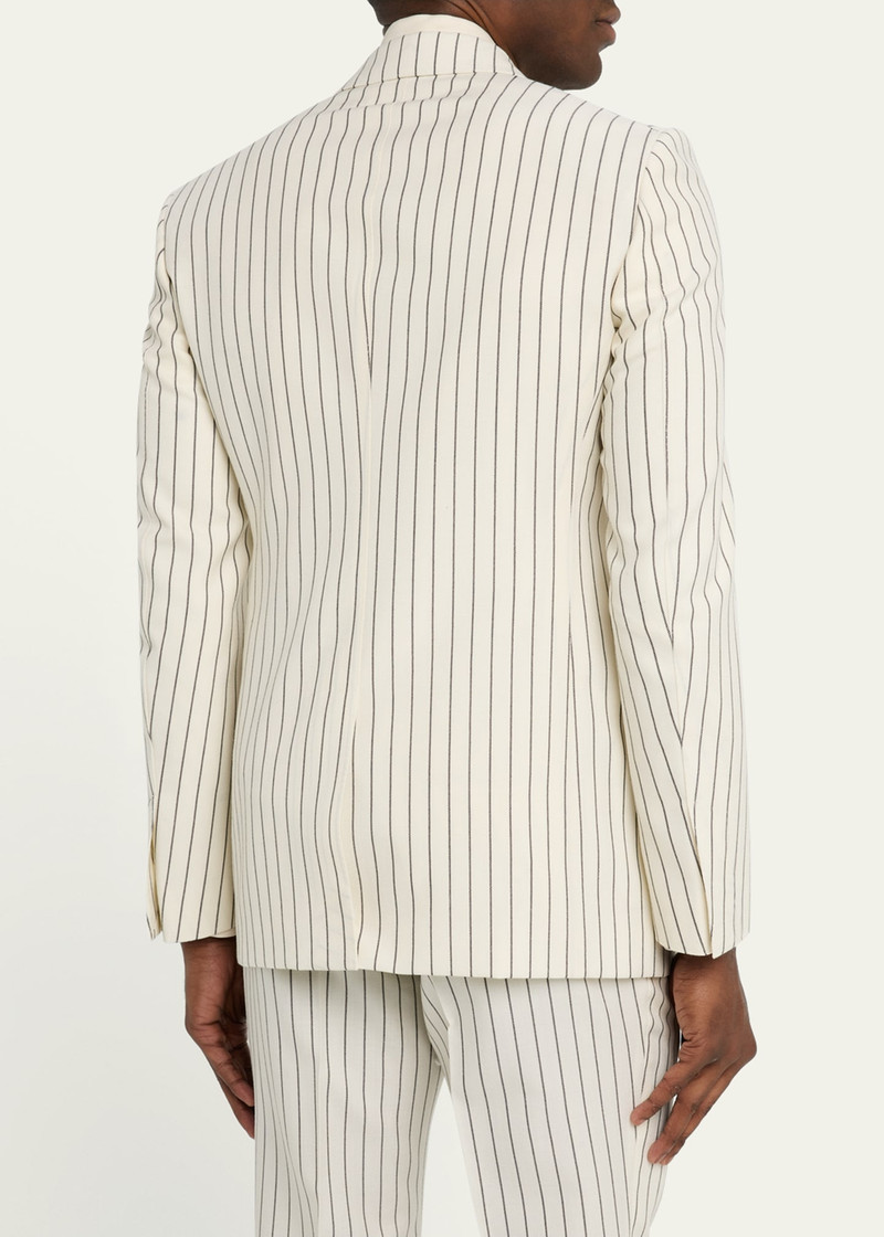 Men's Shelton Wool Pinstripe Suit 7