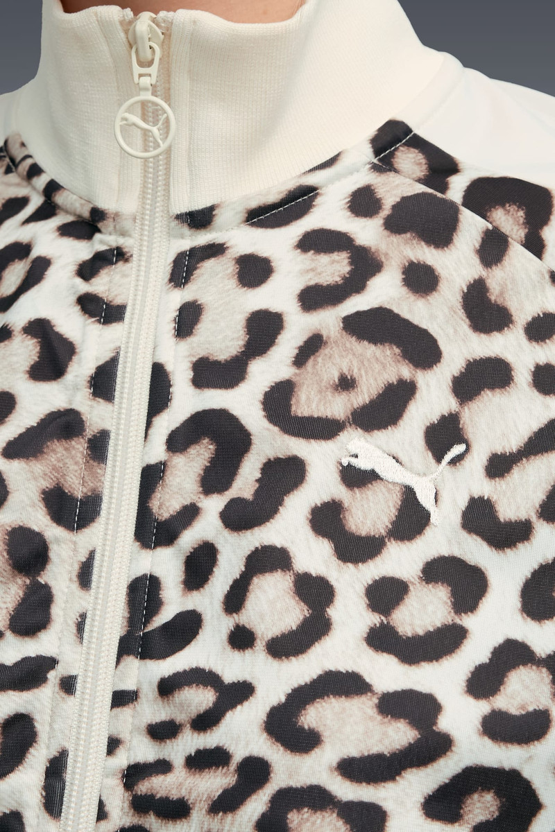 T7 LEO LUXE Women's All-Over Print Short Track Jacket 7