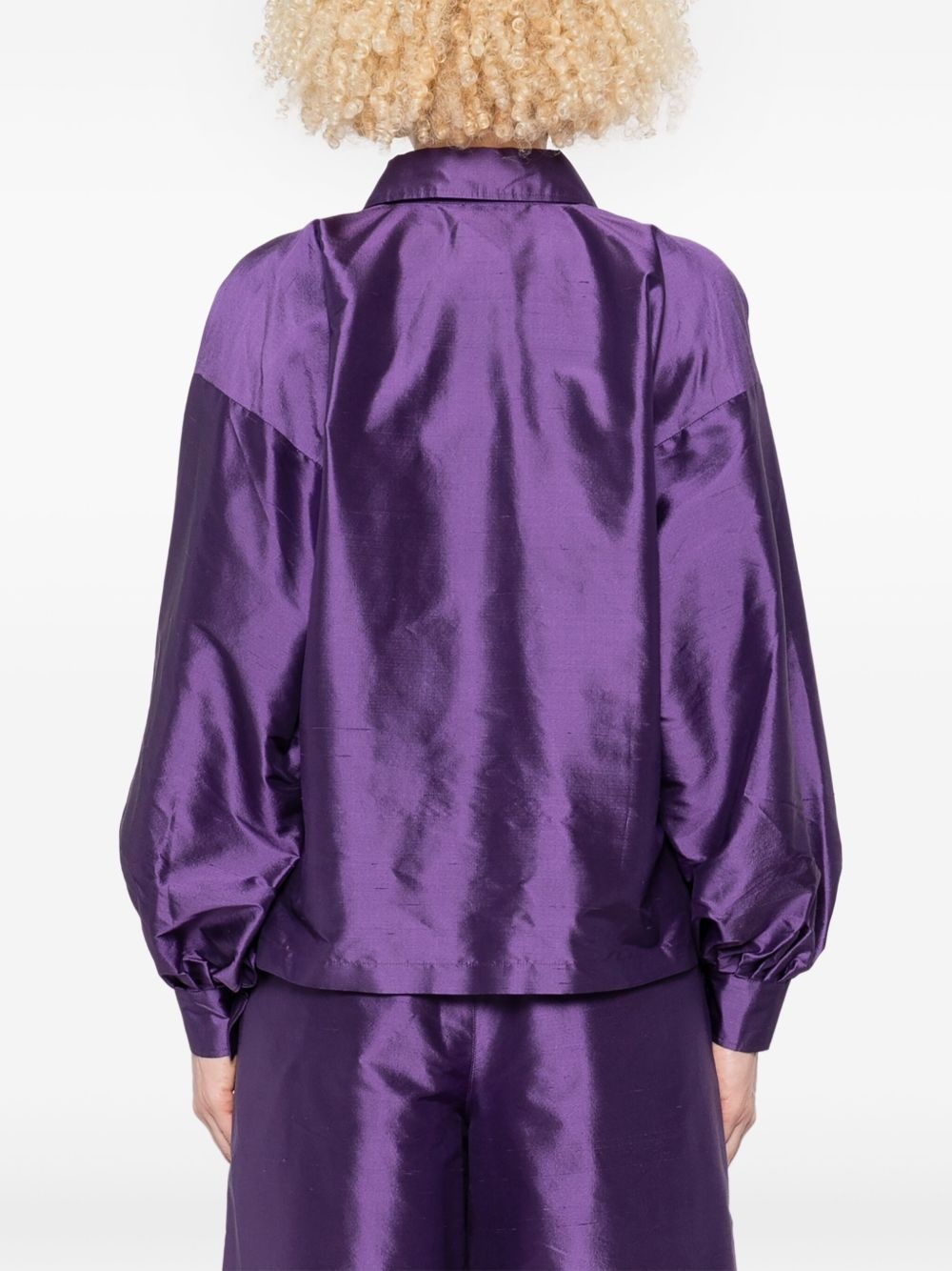 silk blouse - 4