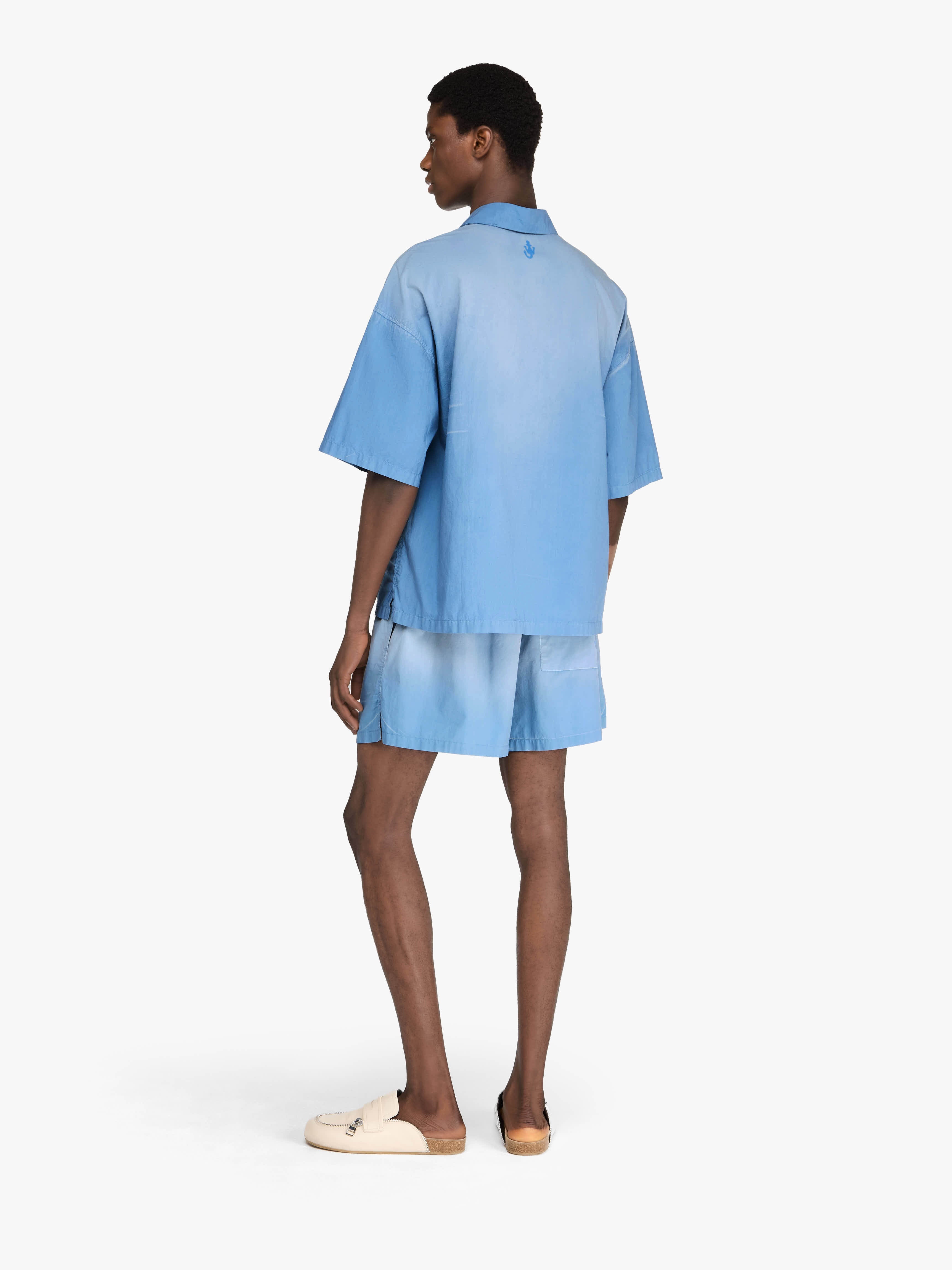 OVERSIZED LOGO EMBROIDERED POLO SHIRT - 3
