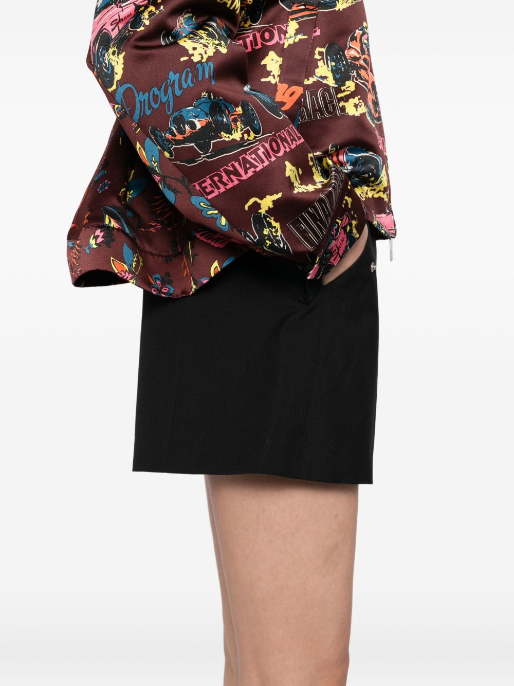 belted pocket shorts - 5