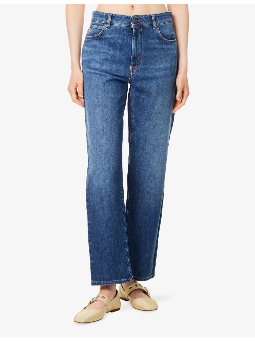 Loris Straight-Leg Stretch-Denim Jeans - 3