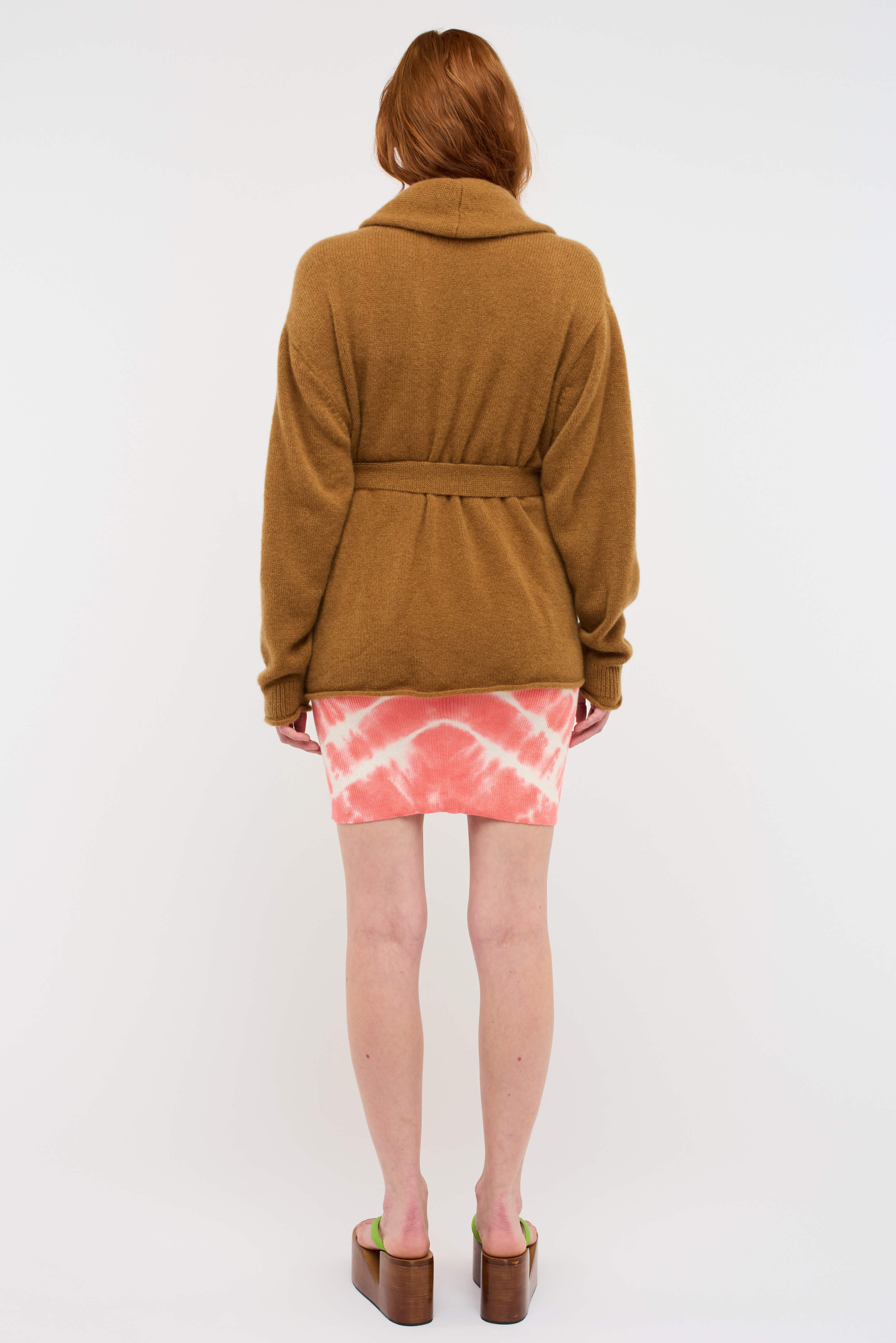 BELTED WOMEN'S CARDIGAN - 5