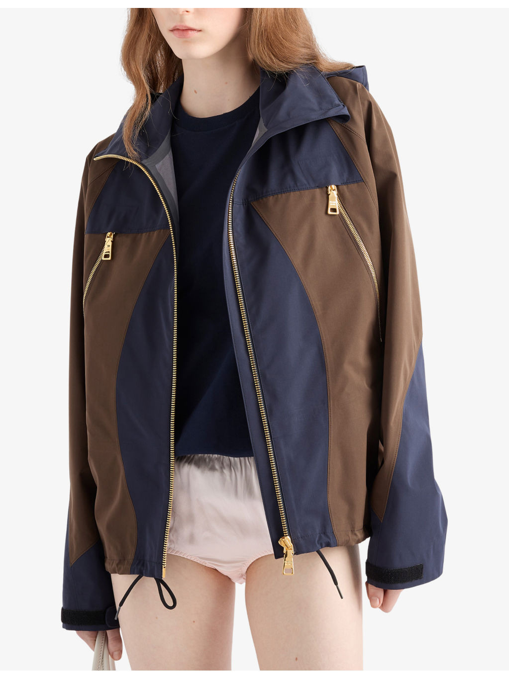 Technical Hooded Woven Blouson Jacket - 3