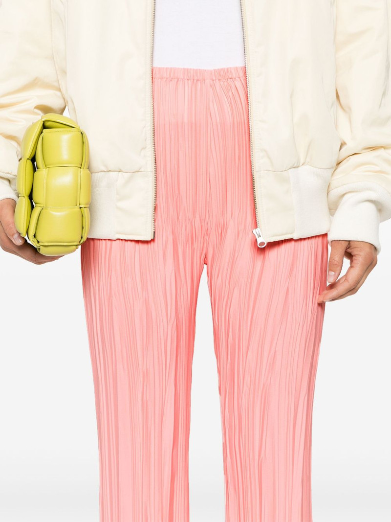 plissé straight trousers 5
