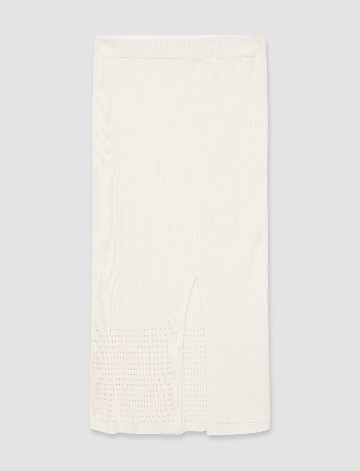 Cotton Rayon Rib Skirt - 1
