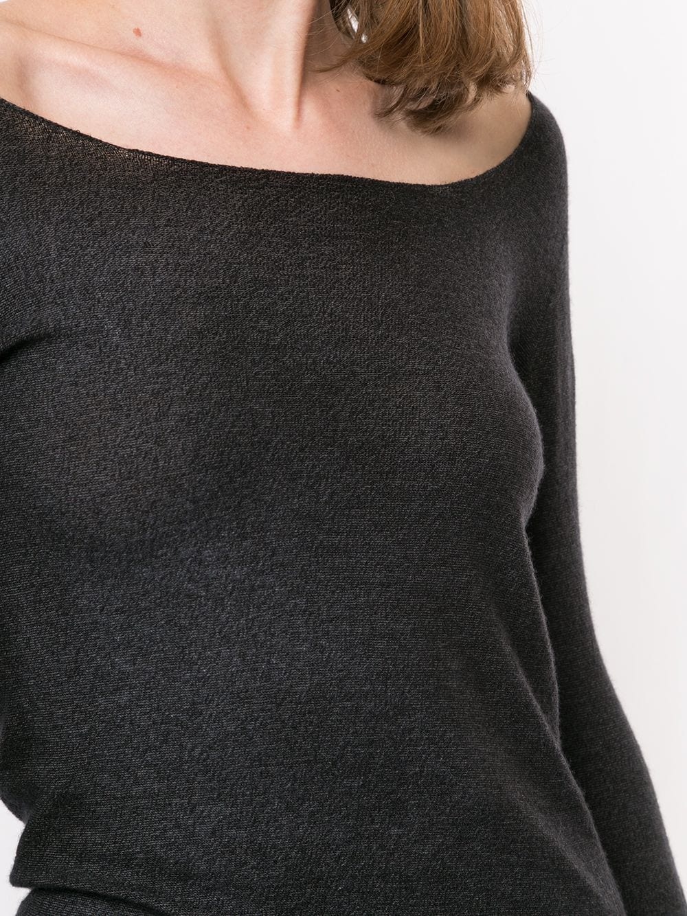 v-neck knitted top - 5