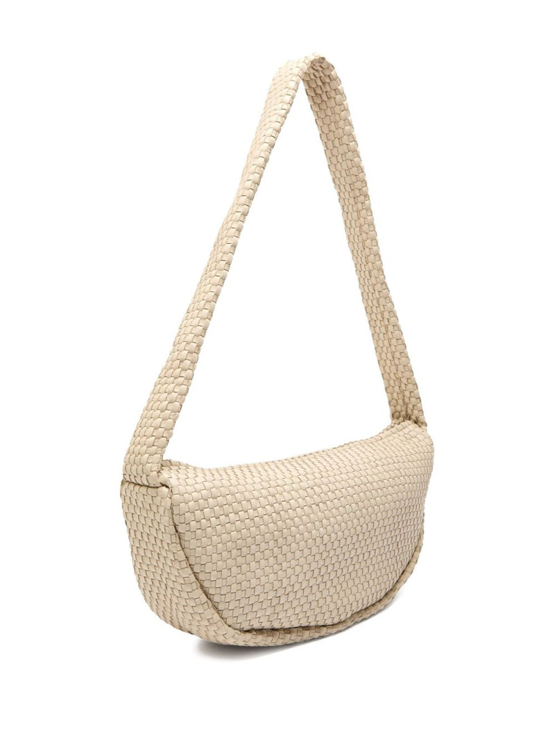 ST. AGNI Lattice Weave Crescent shoulder bag outlook