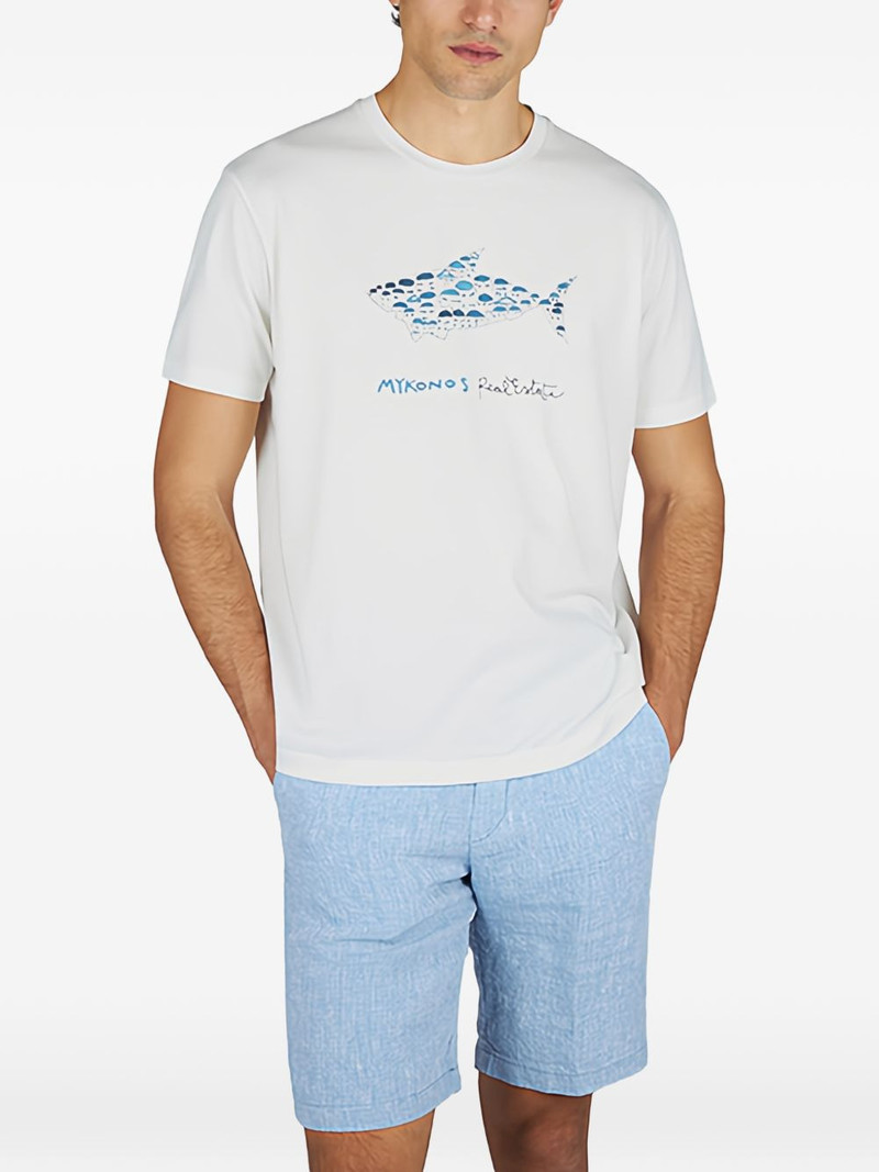 Paul & Shark Mikonos Real Estate print T-shirt outlook