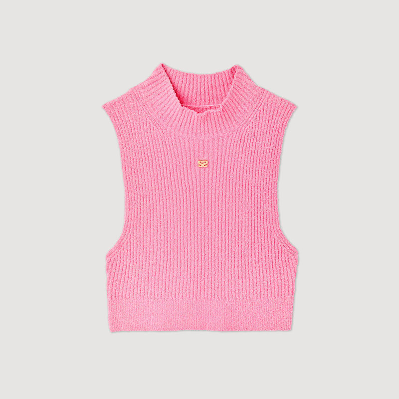 Ribbed cropped sweater 1