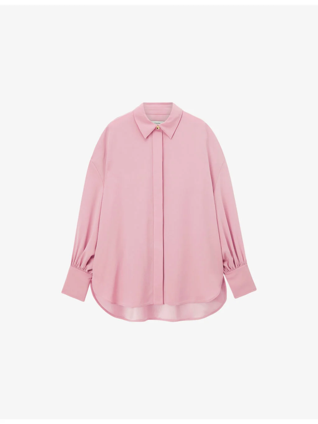 Camilia Relaxed-Fit Satin Blouse - 1