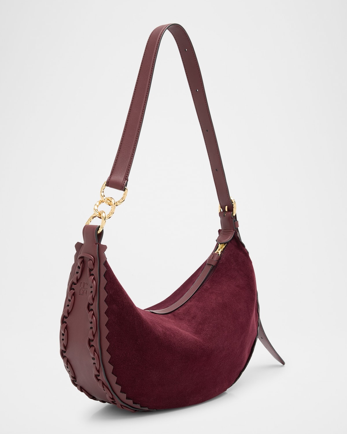 Twyla Small Suede Hobo Bag - 3
