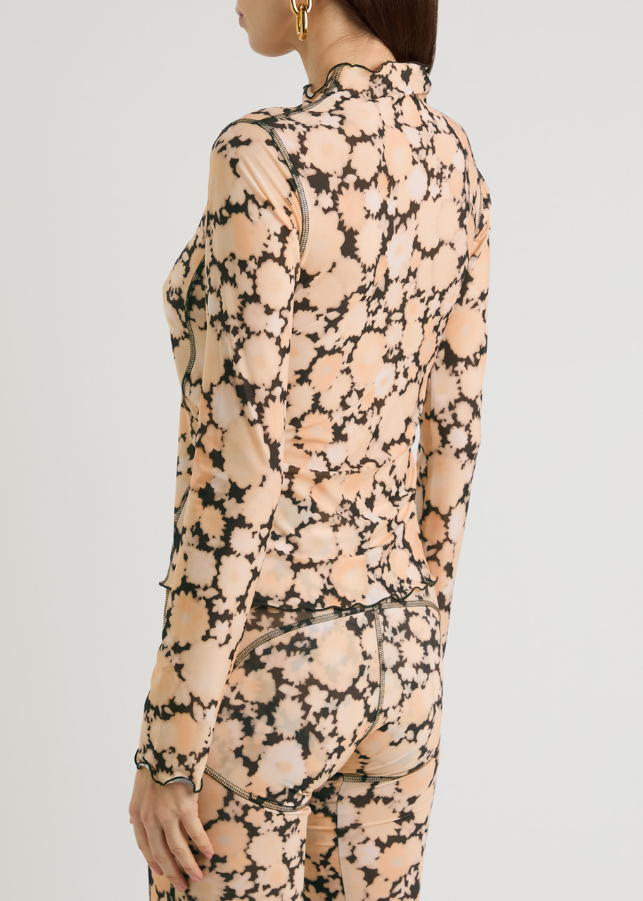 Knwls Halcyon Printed Stretch-jersey top - 3