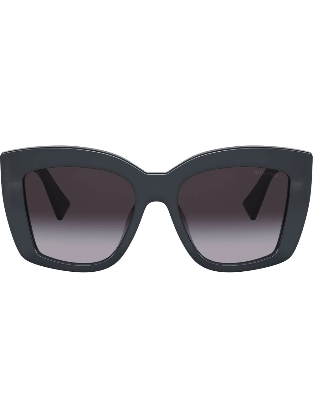 gradient oversize-frame sunglasses - 1