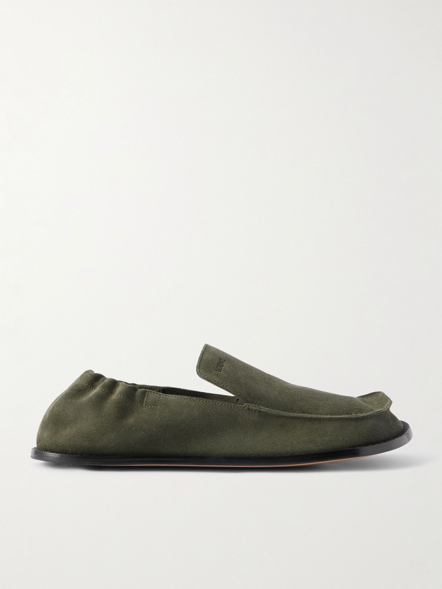 Flex Suede Loafers Green - 1
