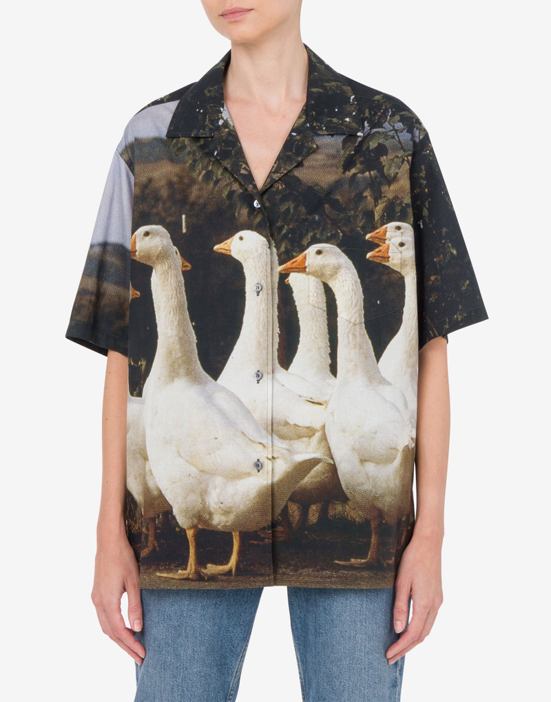 COTTON VOILE SHIRT GOOSE 프린트 1