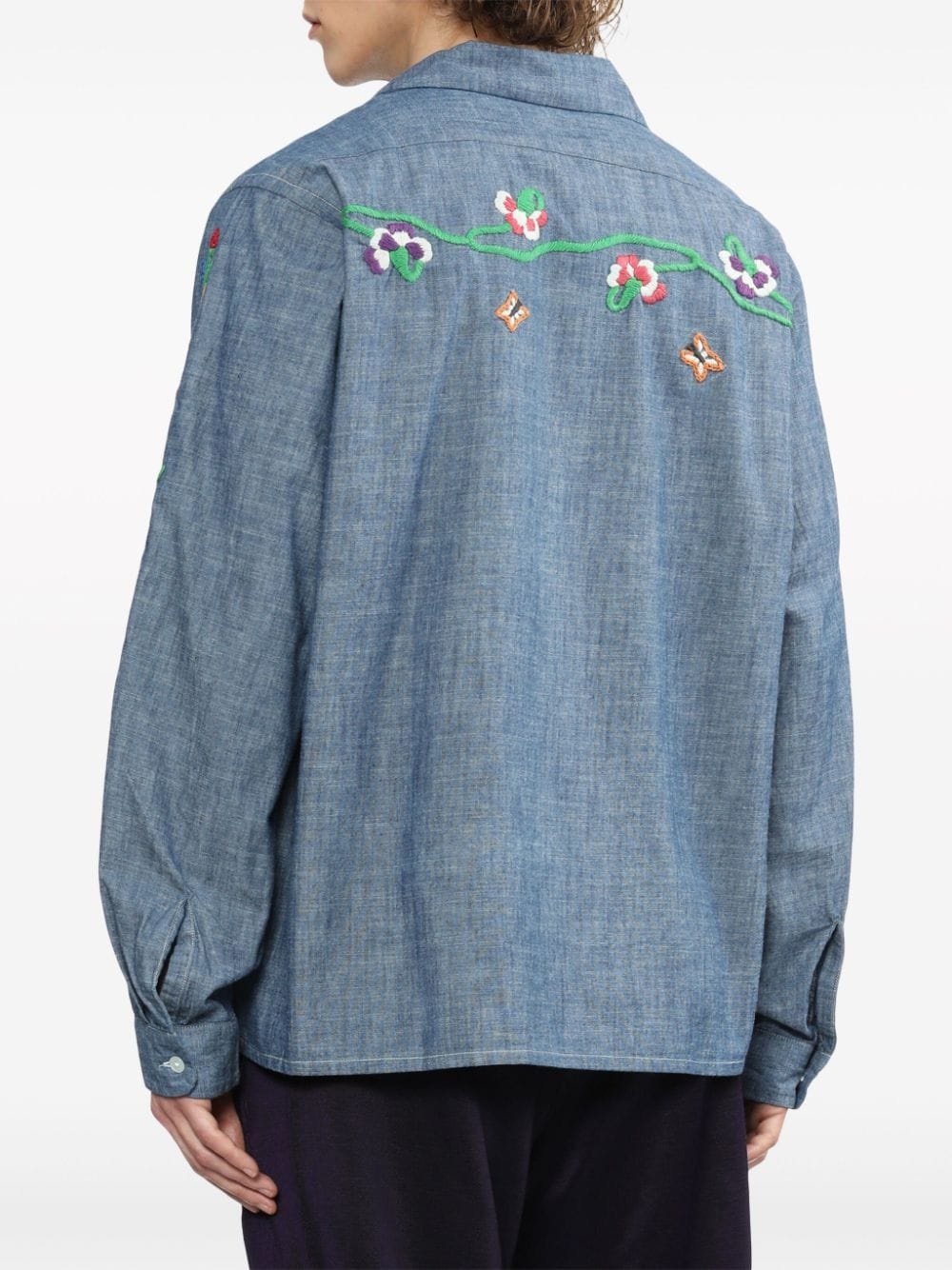 embroidered western shirt - 4
