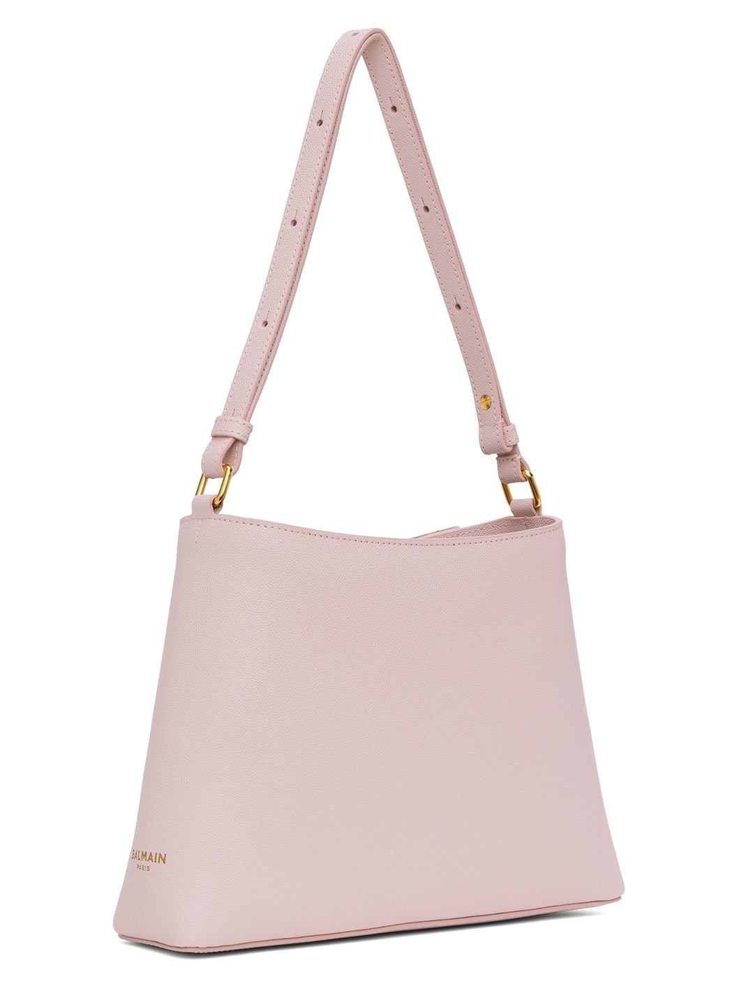 Pink Emblème Grained Calfskin Shoulder Bag - 3