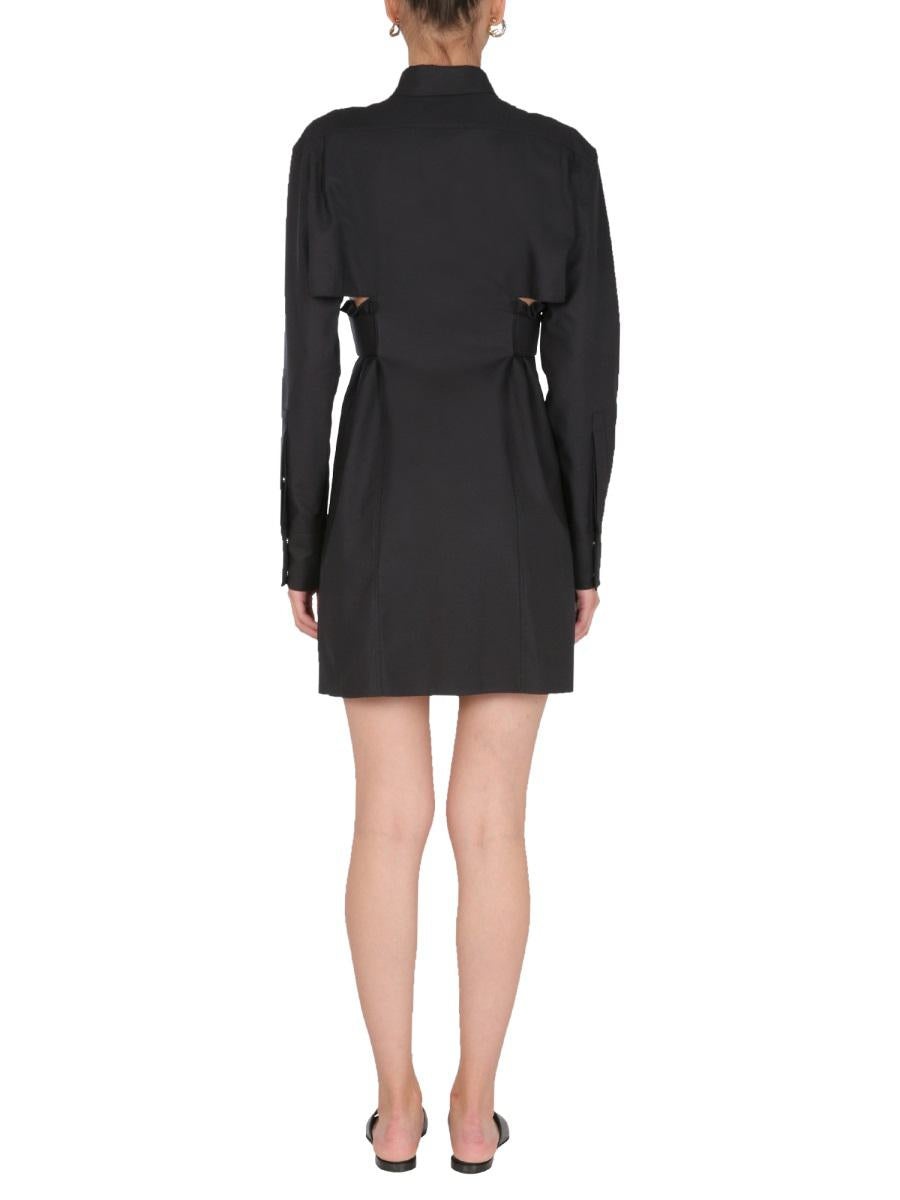 ワンピース GIVENCHY CHEMISIER WITH GRAPHIC INSERTS (BW215311T5_001) Givenchy Givenchy Chemisier With Graphic Inserts | baltini