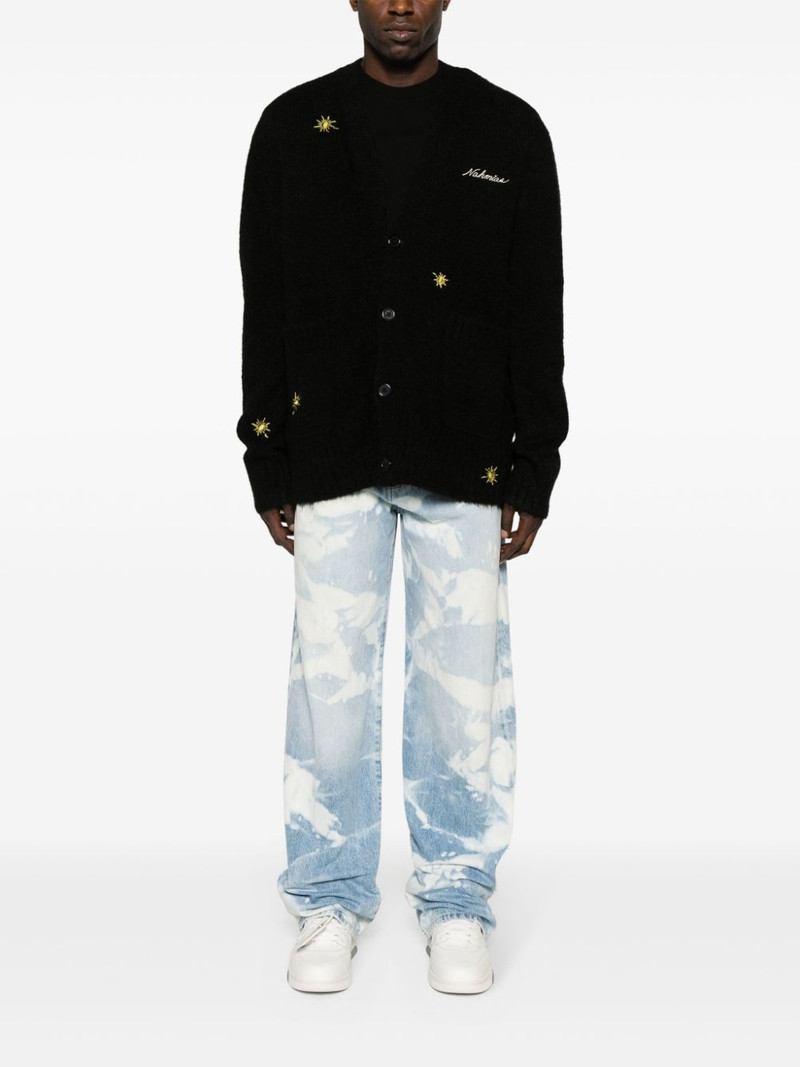 NAHMIAS Sunshine logo-embroidered cardigan outlook
