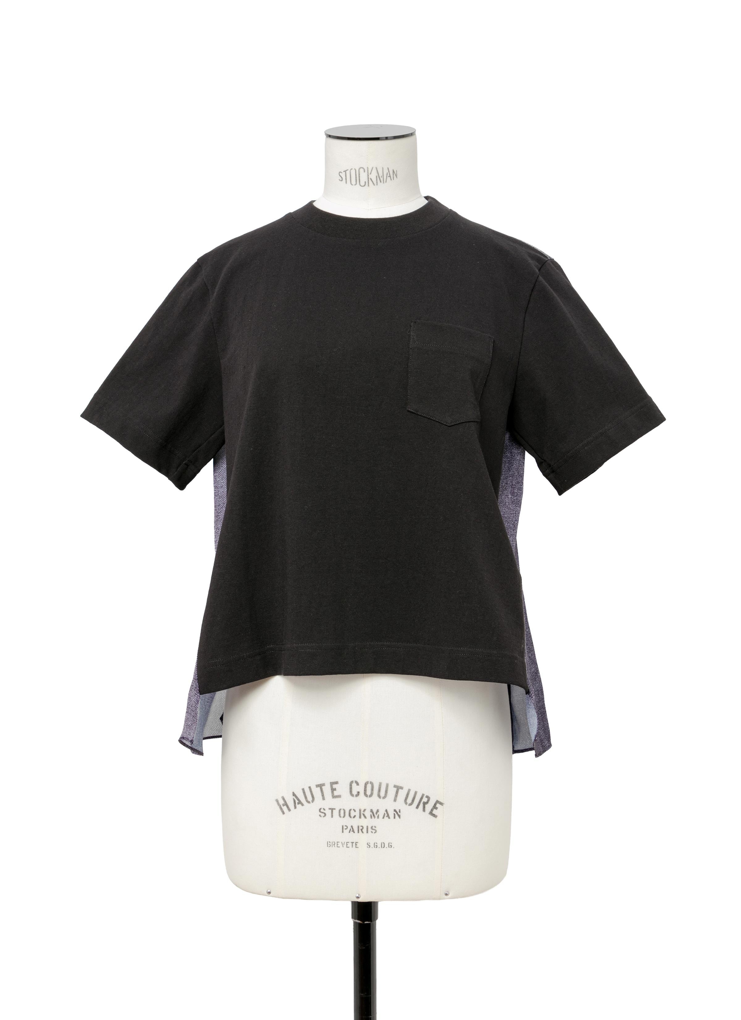 Denim x Cotton Jersey T-Shirt - 2