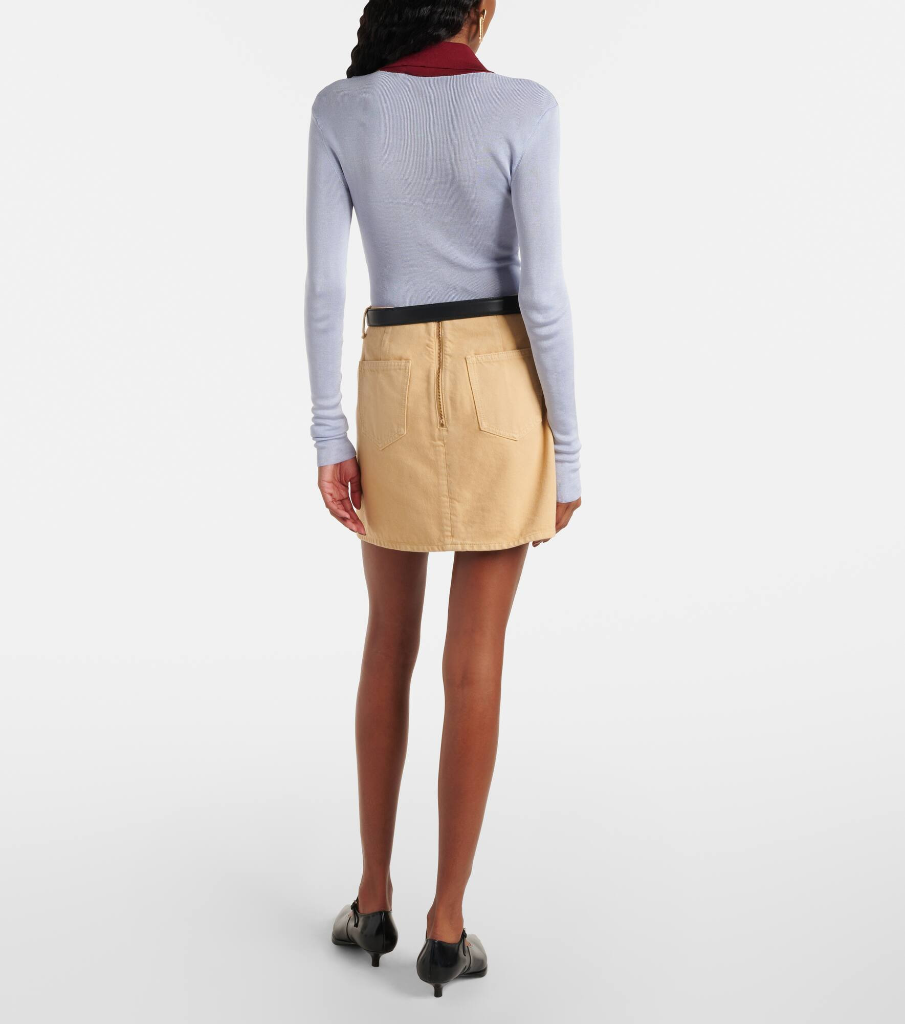 Denim miniskirt - 3