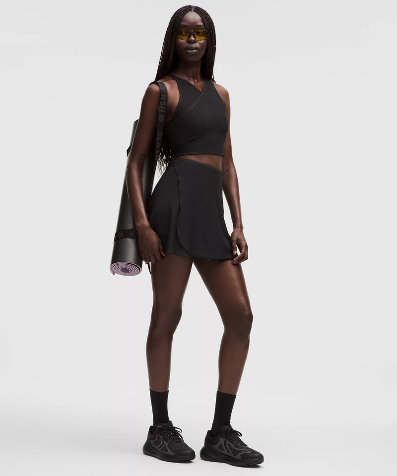 lululemon Mesh Cross-Front Cropped Tank Top B/C Cup *SLNSH Collection outlook