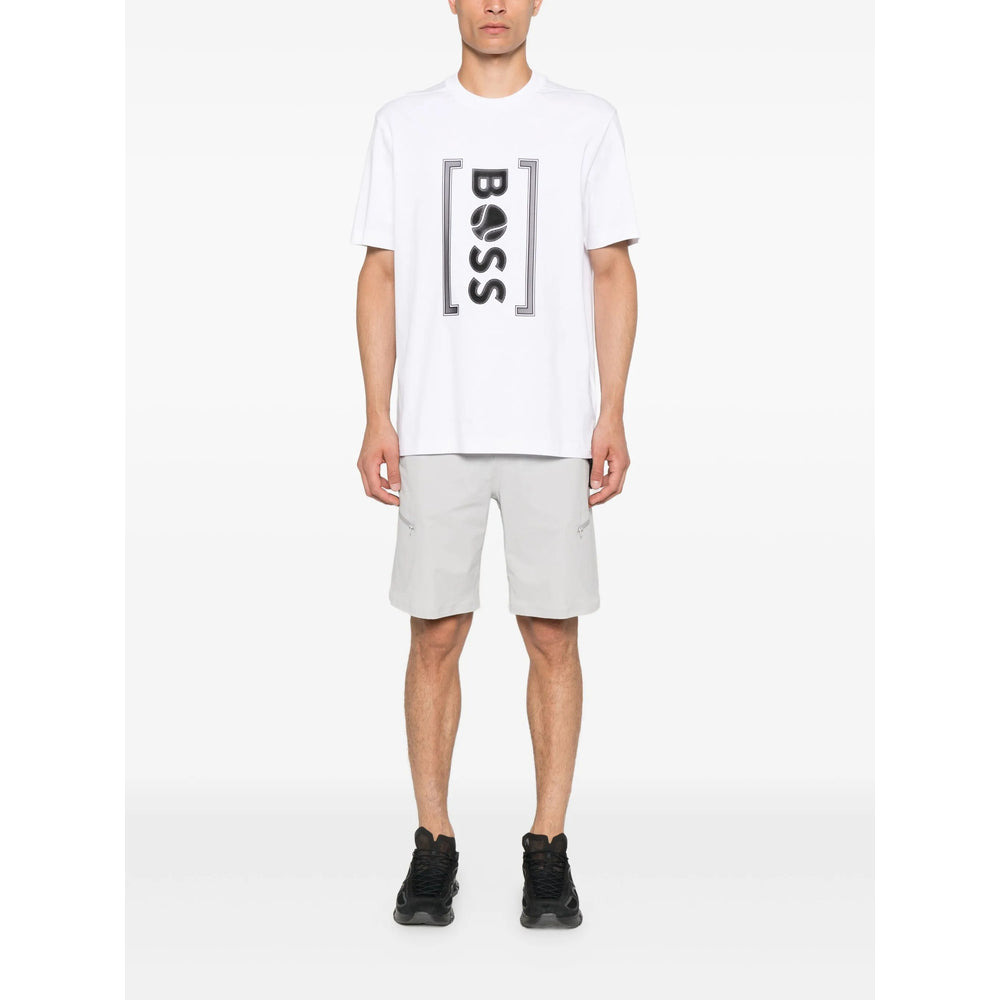 Boss White T-Shirts & Vests - T-Shirts Men - 3