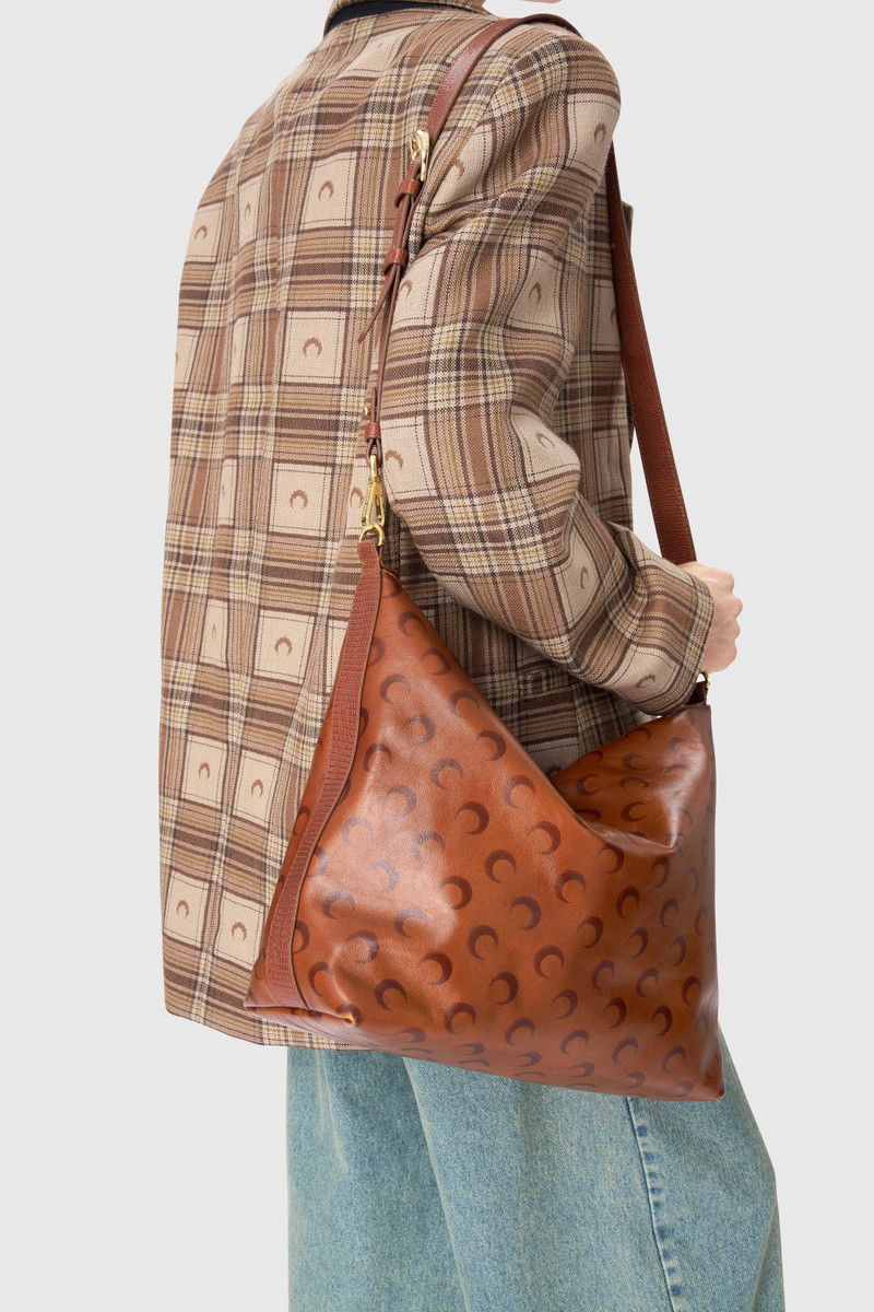 Marine Serre Moon Airbrushed Leather Mail outlook