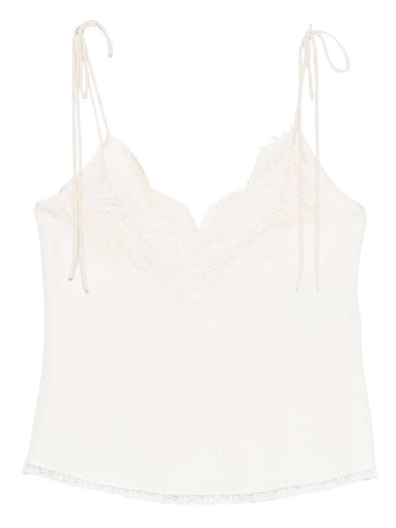 lace-trim top 1