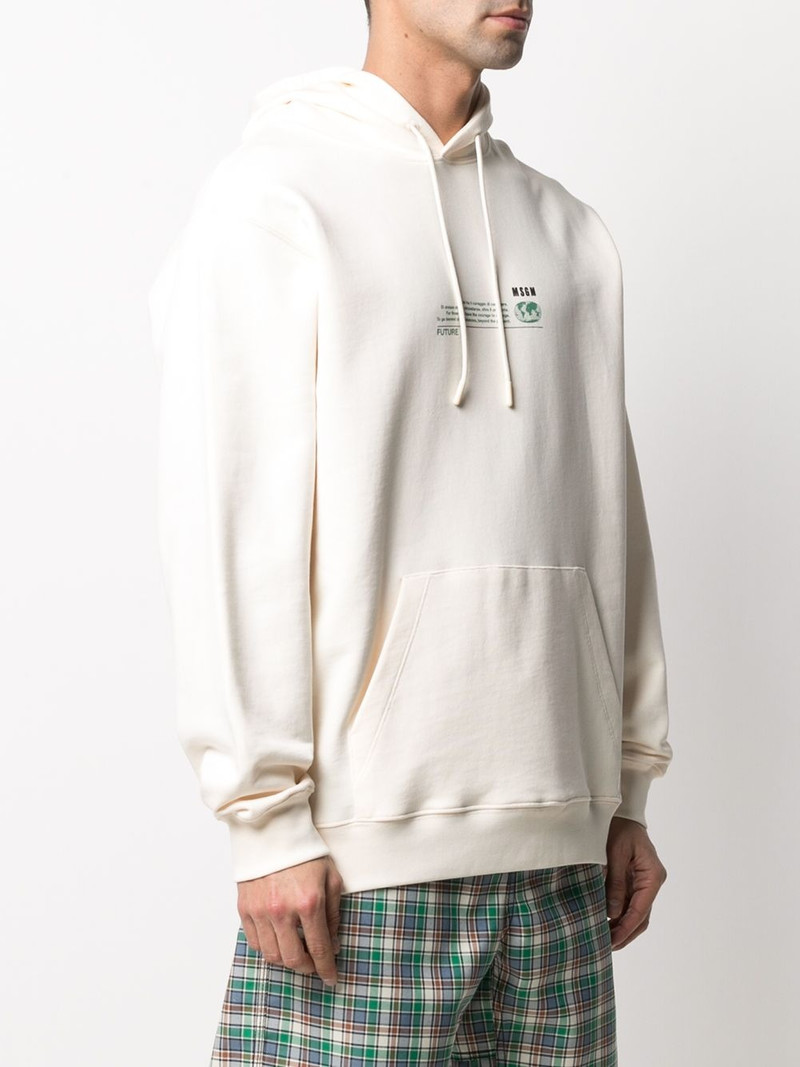 Fantastic Green Future-print hoodie 3
