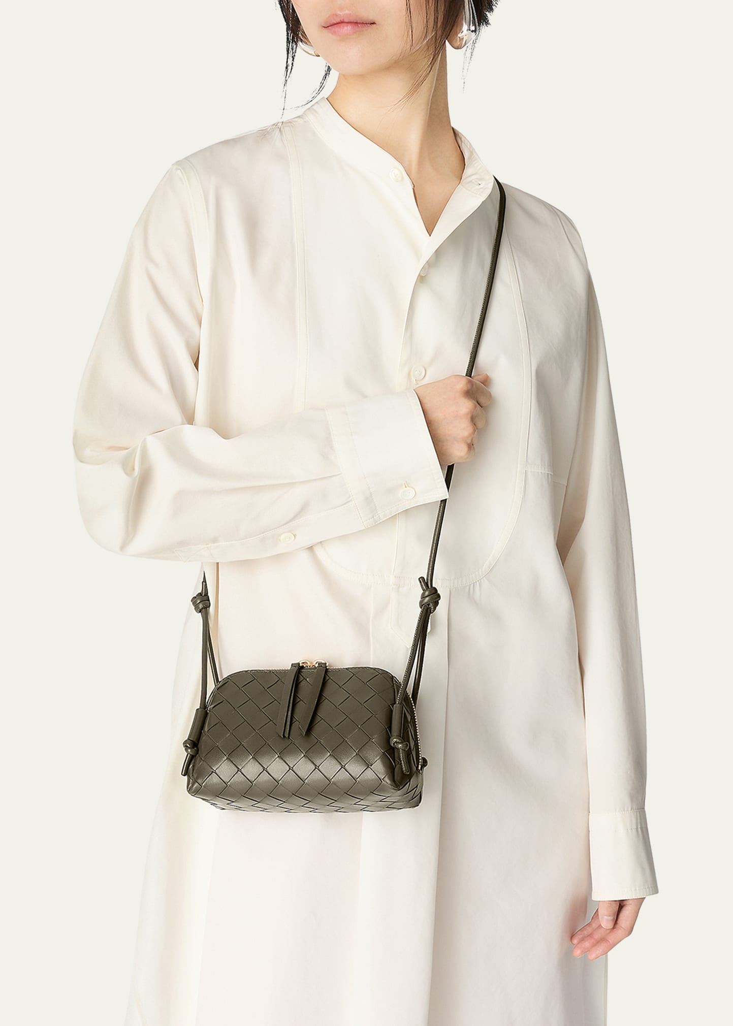 Zip Leather Pouch Shoulder Bag - 2