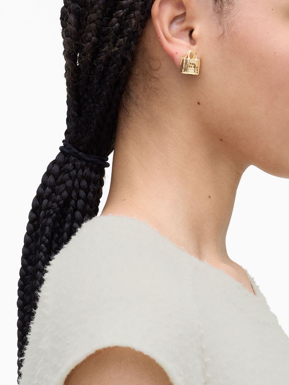 Tote Bag stud earrings - 6