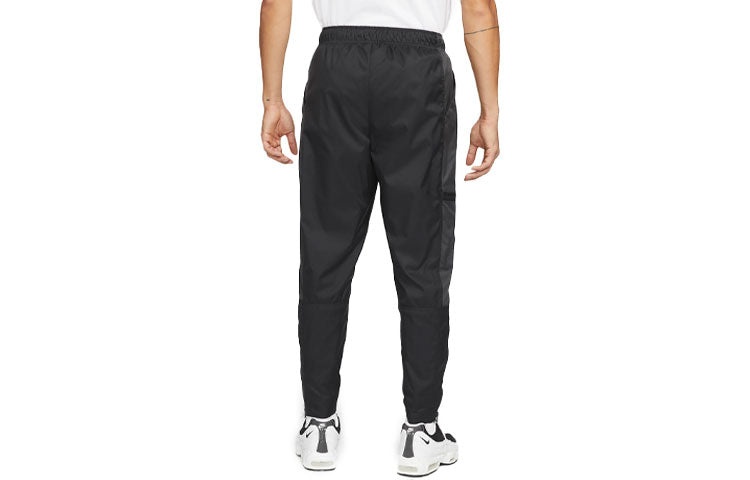 Men's Nike Casual Sports Training Bundle Feet Long Pants/Trousers Black DD6453-010 - 2