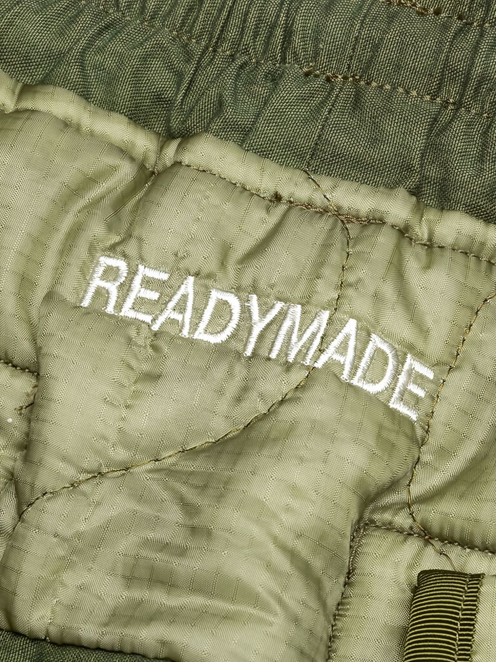 quilted cargo shorts - 5