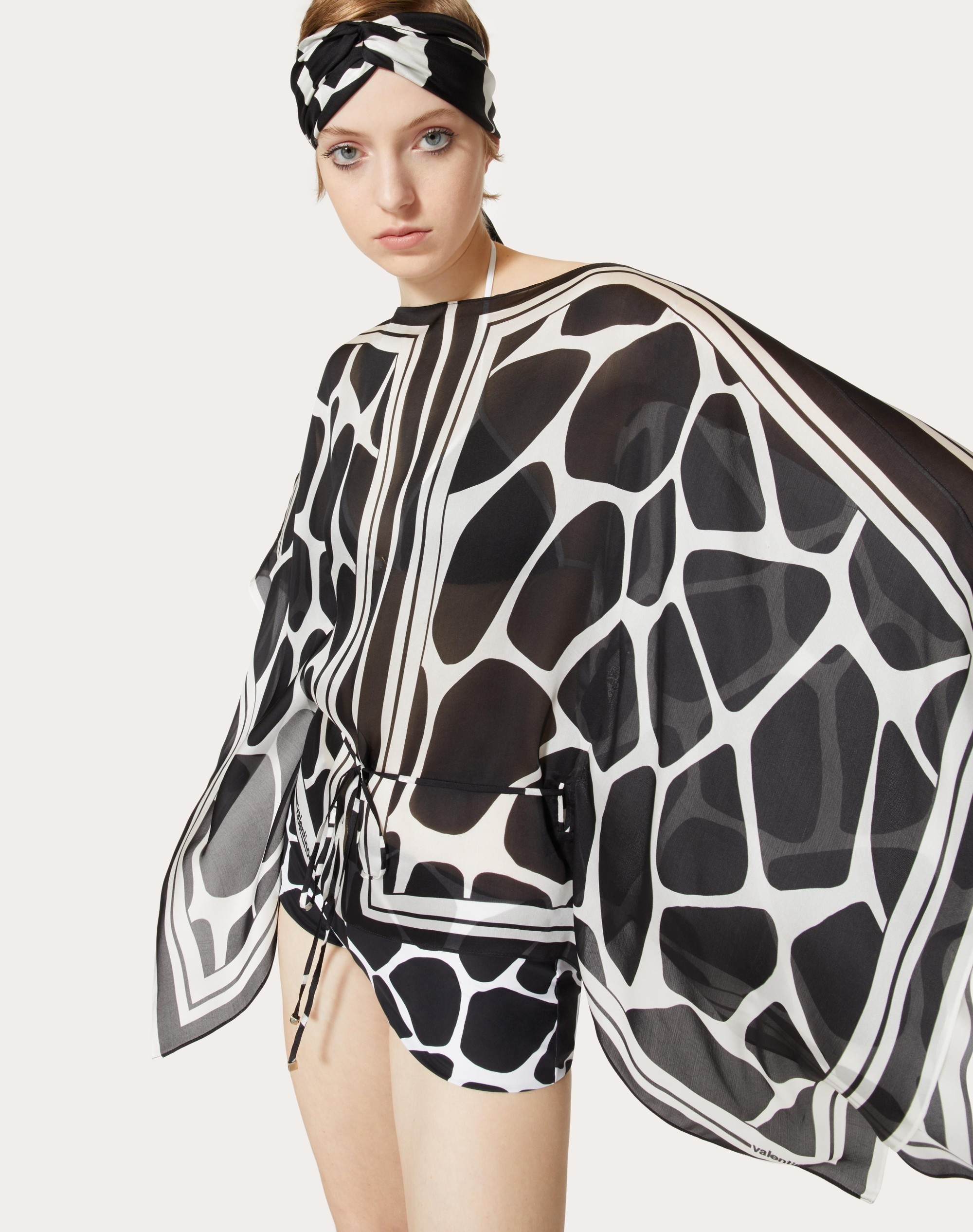 GIRAFFA RE-EDITION PRINT CHARMEUSE TOP - 5