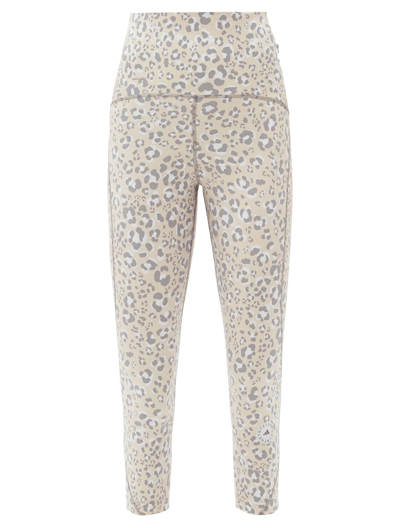 TruePurpose leopard-print jersey cropped leggings - 1