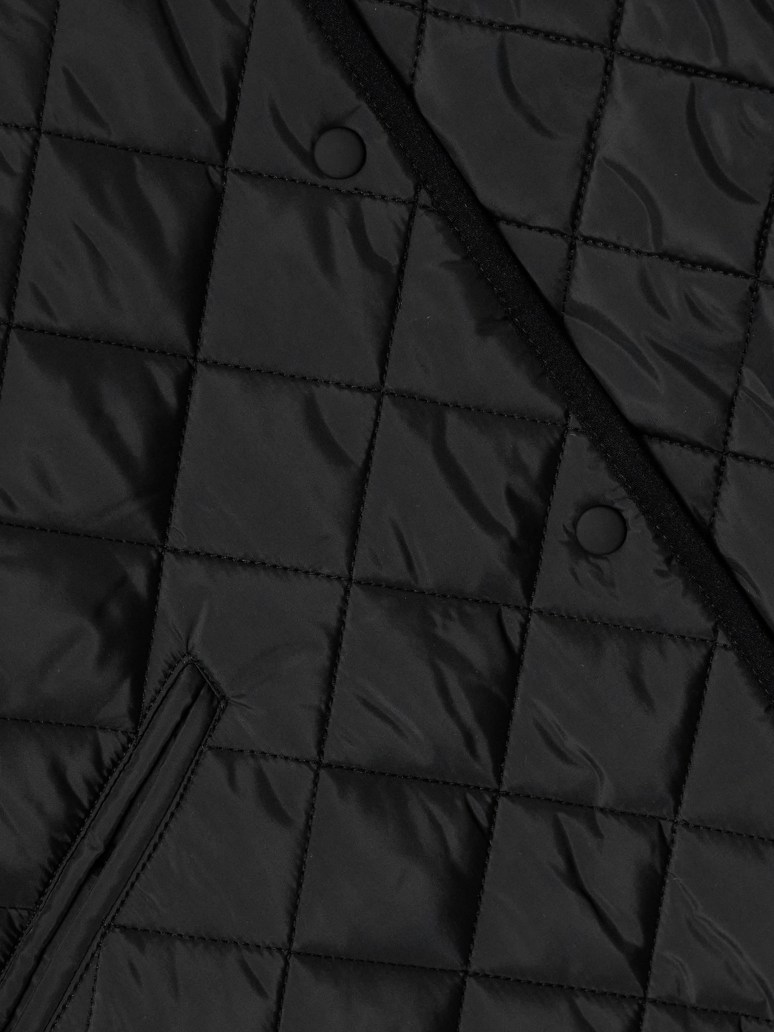 Quilted recycled-shell jacket Black - 5